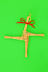 Image showing Saint Brigids Cross House Protection Symbol