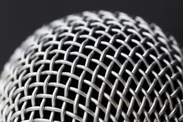 Image showing metal part of the microphone