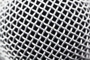 Image showing metal microphone