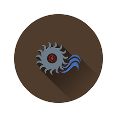 Image showing Water turbine icon