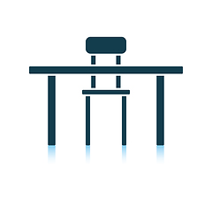 Image showing Table and chair icon