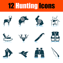 Image showing Hunting Icon Set