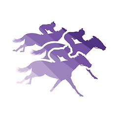 Image showing Horse ride icon