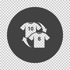 Image showing Soccer replace icon