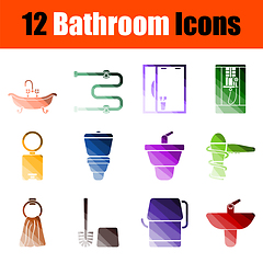 Image showing Bathroom Icon Set