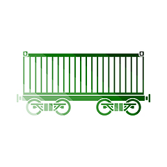 Image showing Railway Cargo Container Icon