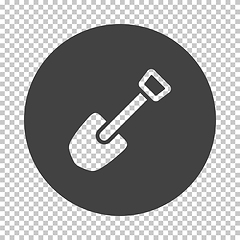 Image showing Camping shovel icon