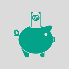 Image showing Piggy Bank Icon