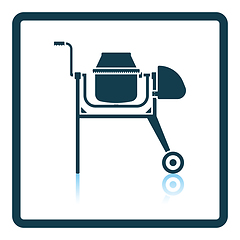 Image showing Icon of Concrete mixer