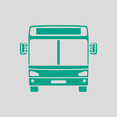 Image showing City Bus Icon Front View