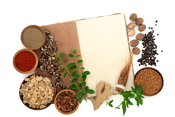 Image showing Nervine Herb and Spice Collection for Nerve Tonic