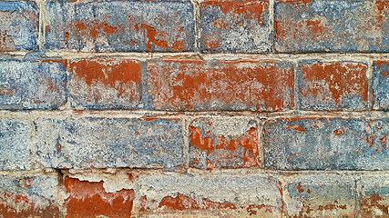 Image showing Texture of old brick wall