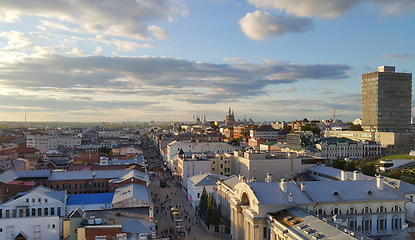 Image showing Top view to Kazan, Republic of Tatarstan, Russia