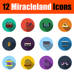 Image showing Set Of Miracleland Icons