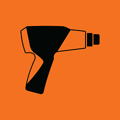 Image showing Electric industrial dryer icon