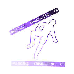 Image showing Crime Scene Icon