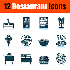 Image showing Restaurant Icon Set