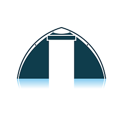 Image showing Touristic Tent Icon