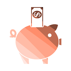 Image showing Piggy Bank Icon