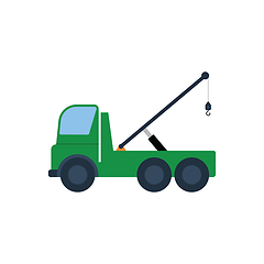 Image showing Car towing truck icon