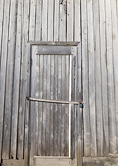 Image showing wooden door