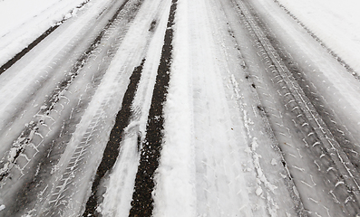 Image showing Track on the road