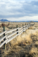 Image showing rural fence