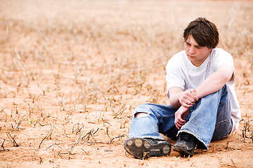 Image showing teen depression