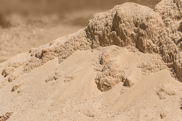 Image showing heap of sand