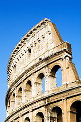 Image showing Colosseum Rome blue sky