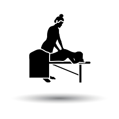 Image showing Woman Massage Icon