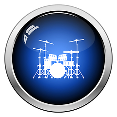 Image showing Drum Set Icon