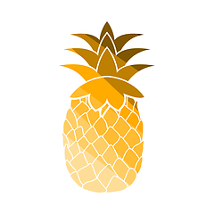 Image showing Icon Of Pineapple