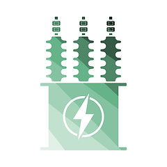 Image showing Electric transformer icon