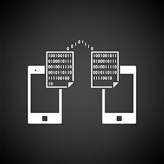 Image showing Exchanging Data Icon