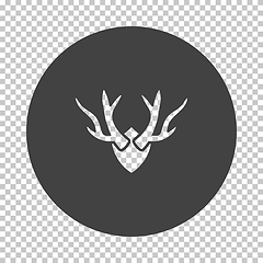 Image showing Deer\'s antlers  icon