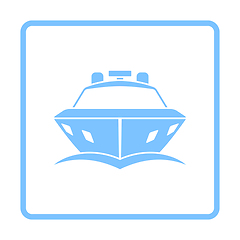 Image showing Motor Yacht Icon Front View