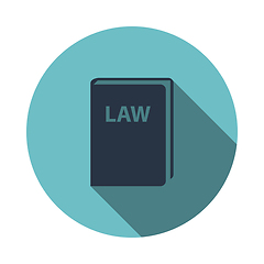 Image showing Law book icon