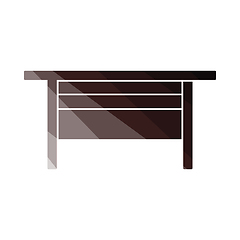 Image showing Boss office table icon
