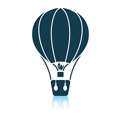 Image showing Hot air balloon icon