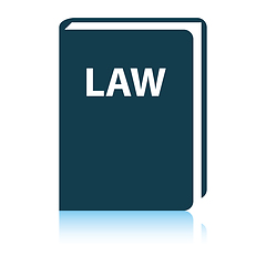 Image showing Law book icon