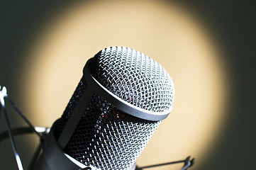 Image showing Grey microphone.