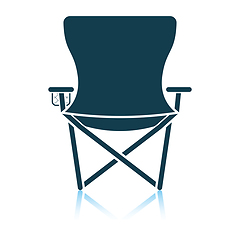 Image showing Icon of Fishing folding chair