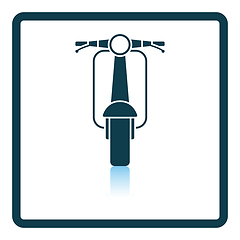 Image showing Scooter icon front view