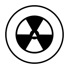 Image showing Radiation Icon
