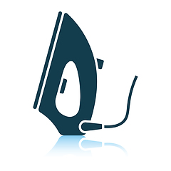 Image showing Steam iron icon