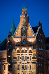 Image showing hamburg speicherstadt old buildings