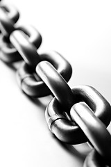 Image showing chain macro on white