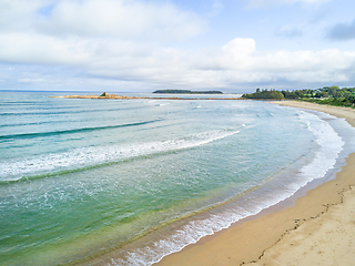 Image showing Scenic beach views to Mossy Point Australia