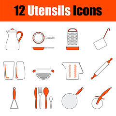 Image showing Set of Utensils Icons